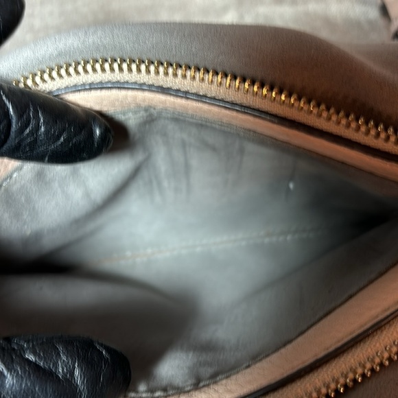 Vince Camuto Gally Leather Crossbody Handbag Purse Blush - Picture 7 of 10